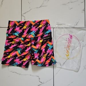 NWT Halcyon Peachy Athletic Shorts | Bright Multicolor | Size Small